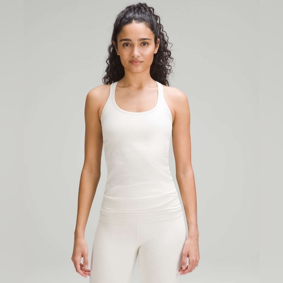 Lululemon Ebb to Street Tank Top - Ivory or Bone SZ 6 - Picture 1 of 5